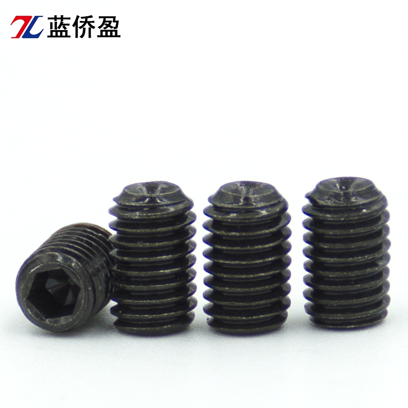 304凹端黑螺丝
