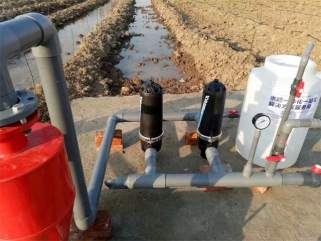 山东省平度市粮食生产水肥一体化种植新模式