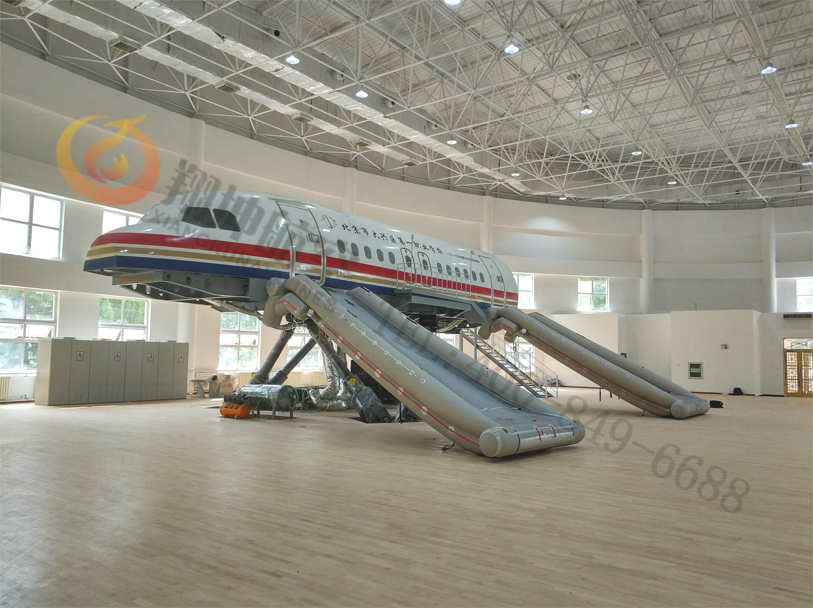 杭州空客A320六自由度动态训练器