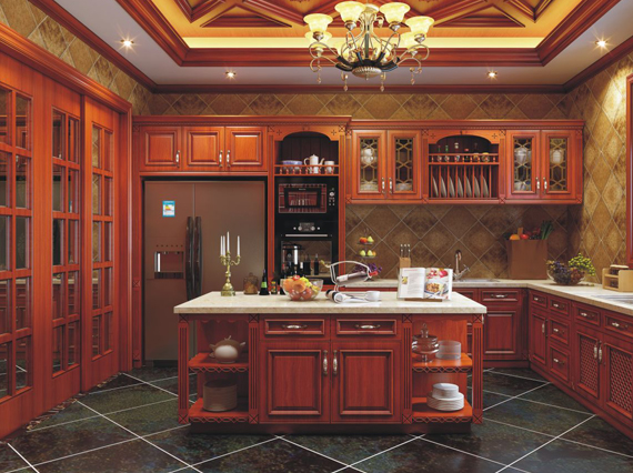 实木橱柜 实木橱柜