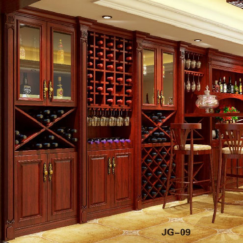 实木酒柜