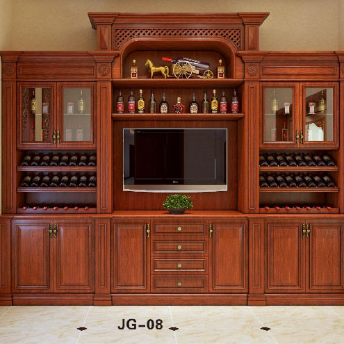 实木酒柜
