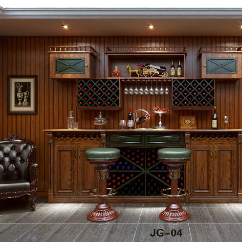 实木酒柜
