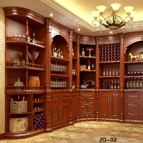 实木酒柜